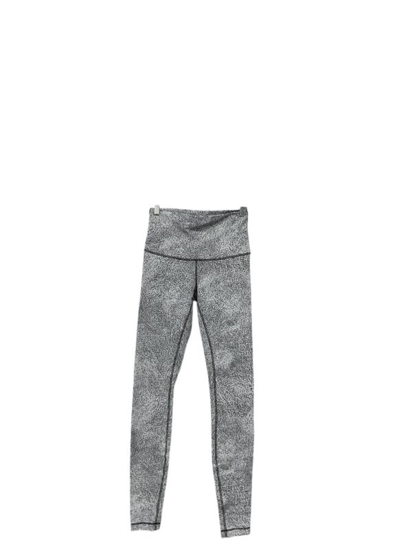 Athletic Leggings By Lululemon In Grey, Size: 8 Online Hot Sale