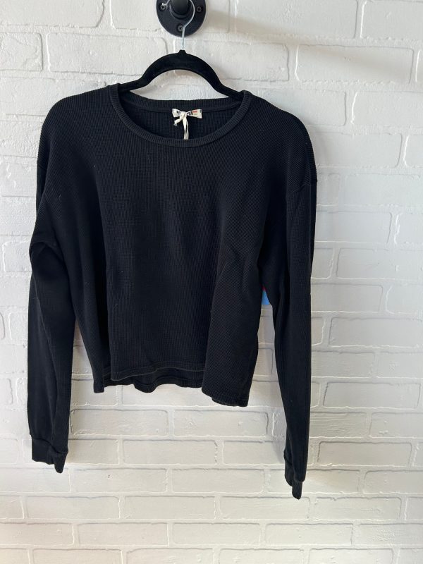 Top Long Sleeve Basic By Cmc In Black, Size: L Sale