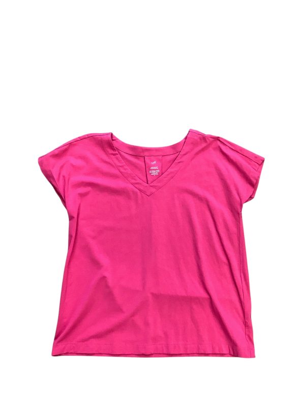 Top Short Sleeve Basic By J. Jill In Pink, Size: S Online now