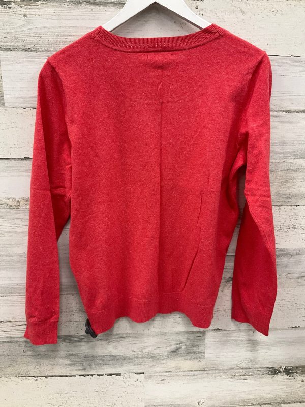 Top Long Sleeve By Tommy Hilfiger In Orange, Size: M Sale