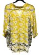 White & Yellow Top 3 4 Sleeve Cabi, Size Xs Online