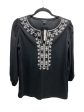 Top 3 4 Sleeve By Ann Taylor In Black & White, Size: Xxs Online Hot Sale