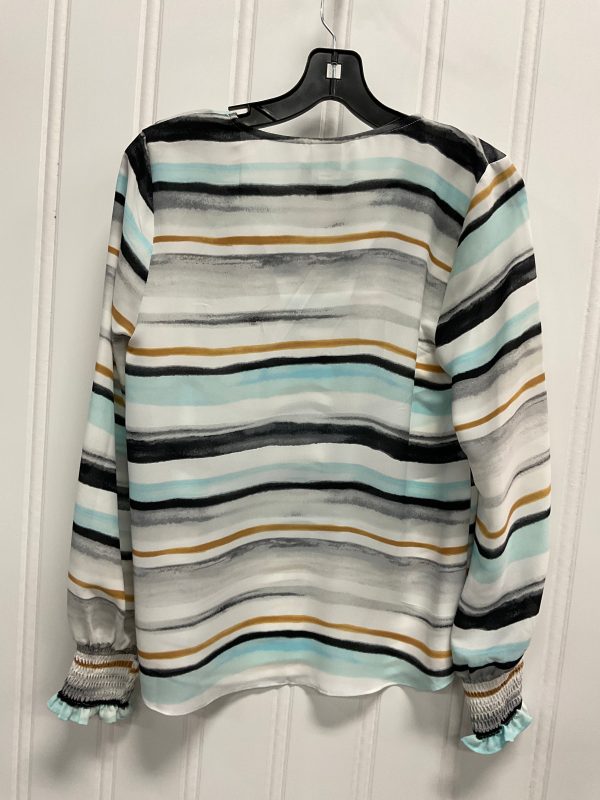 Top Long Sleeve By Worthington In Multi-colored, Size: S For Discount