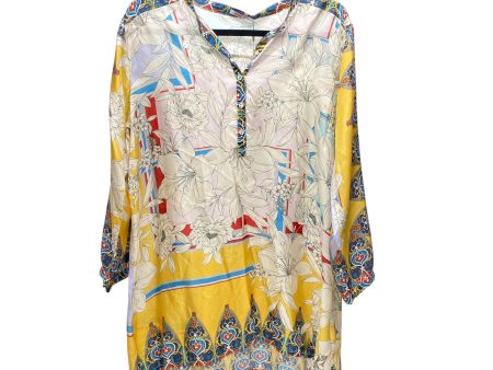 Top Long Sleeve Designer By Johnny Was In Multi-colored, Size: M Hot on Sale