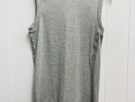 Top Sleeveless By Gap In Grey, Size: M Fashion