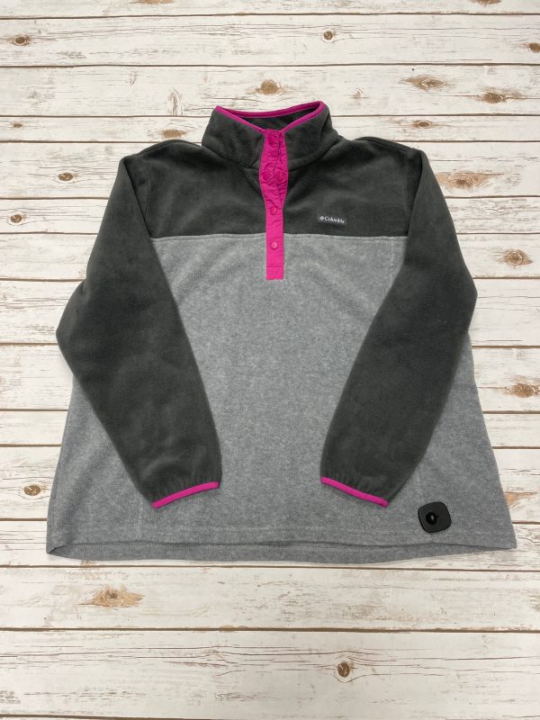 Athletic Jacket By Columbia In Grey, Size: 3x Sale