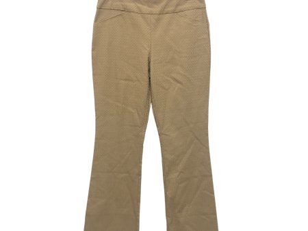 Pants Wide Leg By Versona In Tan, Size:6 Supply