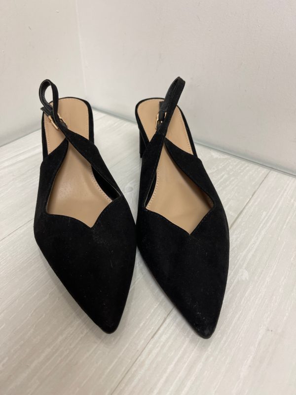 Shoes Heels Block By Just Fab In Black, Size: 8.5 For Discount