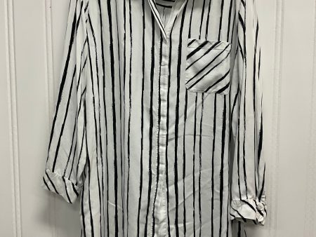 Tunic 3 4 Sleeve By Chicos In Striped Pattern, Size: Xl Fashion