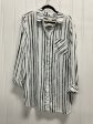 Tunic 3 4 Sleeve By Chicos In Striped Pattern, Size: Xl Fashion