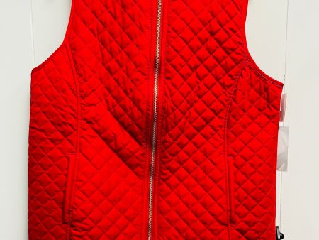 Vest Puffer & Quilted By Chicos In Red, Size: 12 Discount