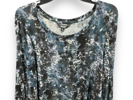 Top Long Sleeve By Simply Vera In Multi-colored, Size: Xl For Cheap