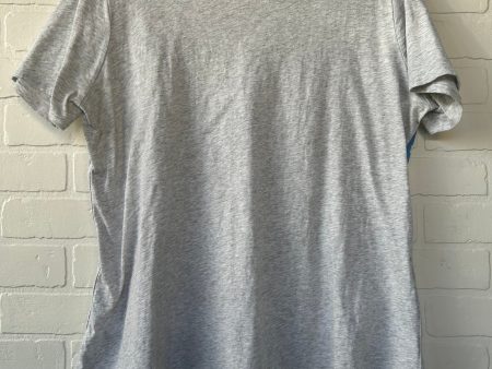 Athletic Top Short Sleeve By Athleta In Grey, Size: 1x Online now