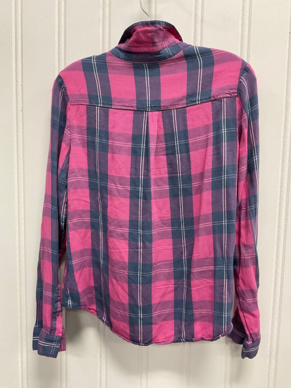 Top Long Sleeve By Clothes Mentor In Blue & Pink, Size: S Supply