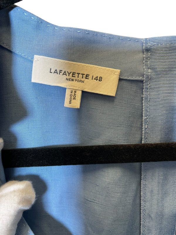 Top Short Sleeve By Lafayette 148 In Blue, Size: 2x Hot on Sale