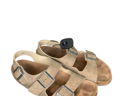 Sandals Flats By Birkenstock In Brown, Size: 11 For Sale