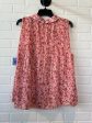 Top Sleeveless By Halogen In Pink & Red, Size: Xl Cheap