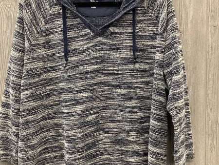 Top Long Sleeve By Style And Company In Blue, Size: L Sale