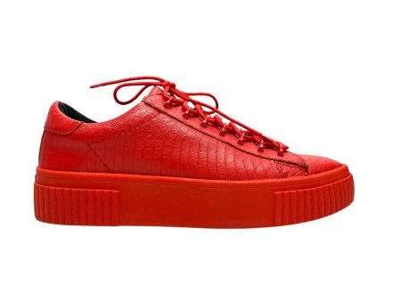 Shoes Sneakers By Clothes Mentor In Red, Size: 7.5 Hot on Sale