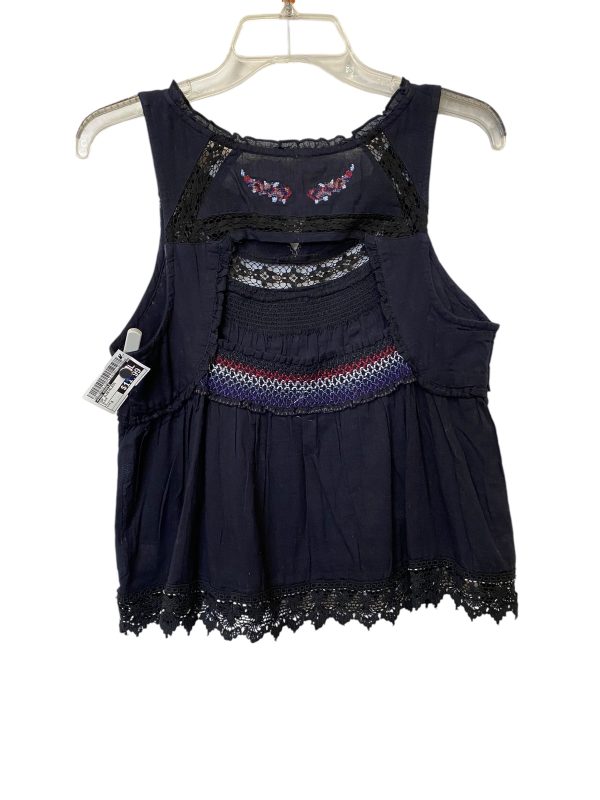 Top Sleeveless By Free People In Black, Size: S Fashion