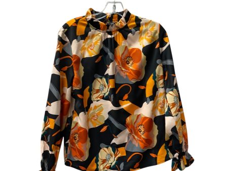 Top Ls By Cme In Black & Orange, Size:S on Sale