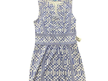 Athletic Dress By J Mclaughlin In Blue & White, Size: M Sale