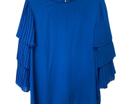 Top Long Sleeve By Worthington In Blue, Size: Xl Online Hot Sale