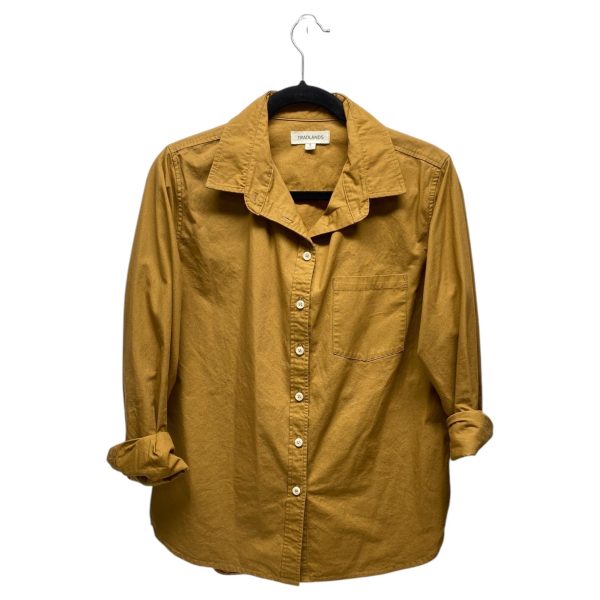 Top Long Sleeve By Tradlands In Brown, Size: S Online