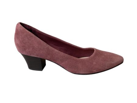 Shoes Heels Block By Clarks In Pink, Size: 8 Cheap