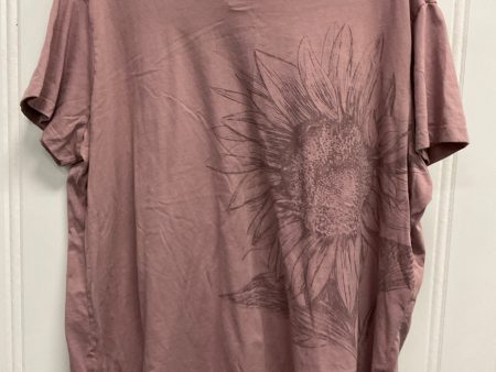 Top Short Sleeve Basic By Maurices In Pink, Size: 1x Discount