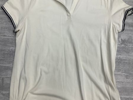 Top Short Sleeve By Talbots In White, Size: Xl Supply