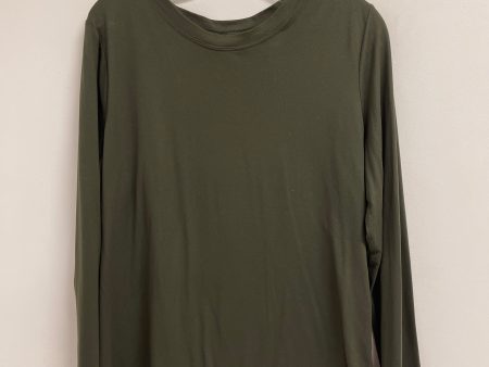 Top Long Sleeve By Zenana Outfitters In Green, Size: 1x Online now