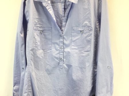 Top Long Sleeve By New York And Co In Blue For Sale