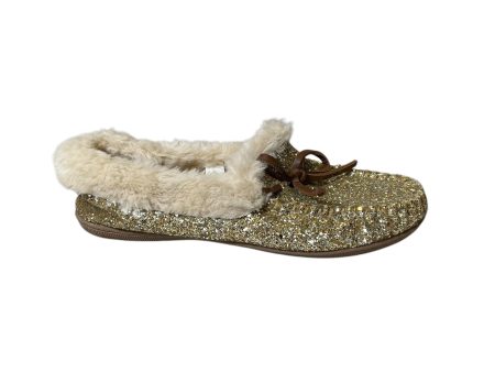 Slippers By J. Crew In Gold Fashion