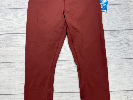 Athletic Capris By Lululemon In Red, Size: L Sale