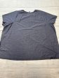 Athletic Top Short Sleeve By Athleta In Grey, Size: 3x Fashion