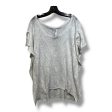 Top Short Sleeve By Chicos O In White, Size: s m Supply