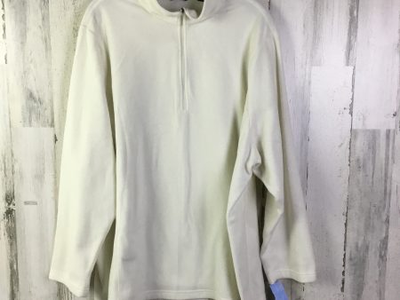 Athletic Top Long Sleeve Collar By Lands End In White Supply