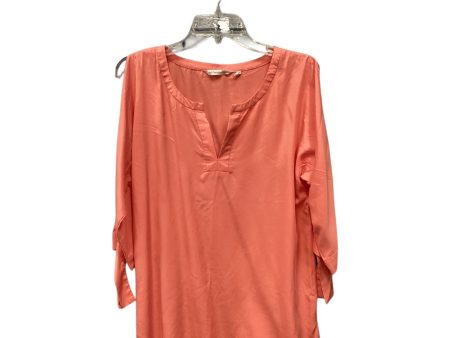 Tunic 3 4 Sleeve By Soft Surroundings In Orange, Size: M For Cheap