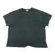 Top Short Sleeve By Cmc In Black, Size: Xl Fashion