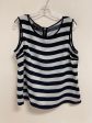 Top Sleeveless By Jones New York In Striped Pattern, Size: Xl Hot on Sale