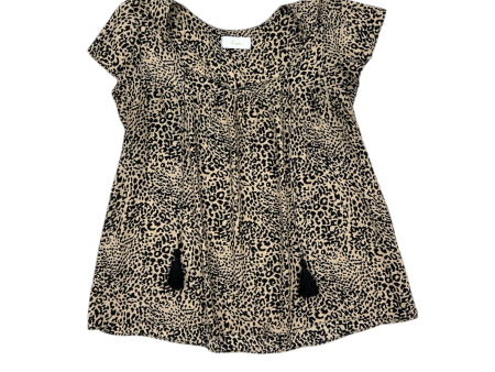 Top Sleeveless By Braeve In Animal Print, Size: Xl Supply