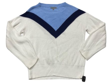 Sweater By Cable Stitch In Blue & White, Size: M For Cheap