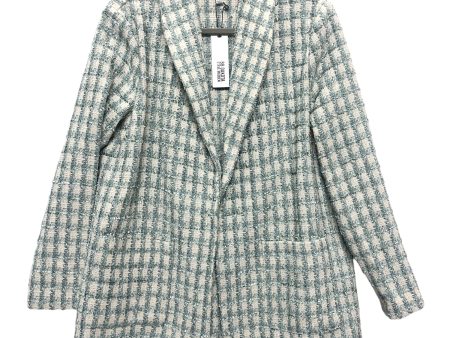 Blazer By Bb Dakota In Green & White, Size:M Supply