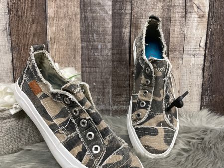 Shoes Sneakers By Blowfish In Camouflage Print, Size: 8 For Cheap