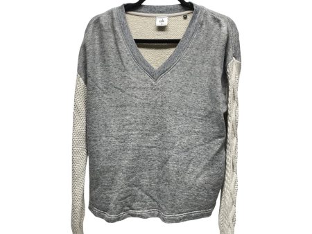 Sweater By Cabi In Cream & Grey, Size: M Discount