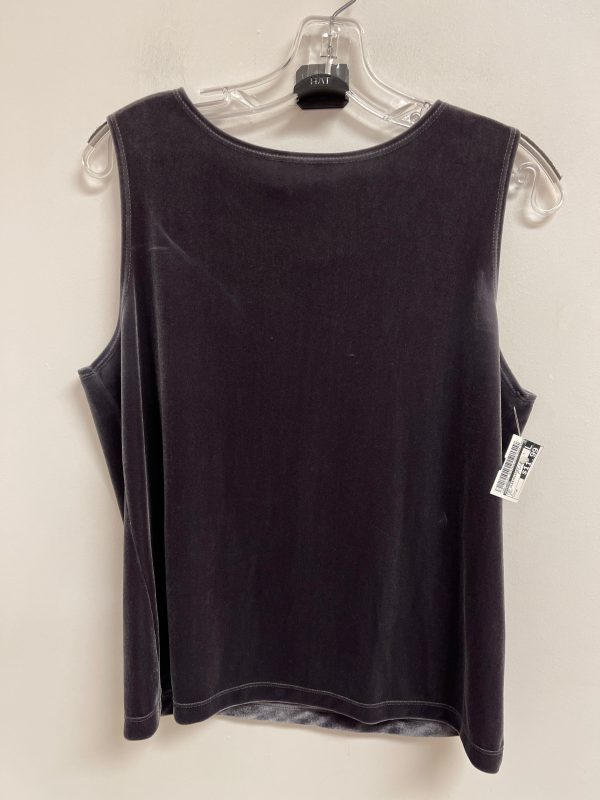 Top Sleeveless By Chicos In Grey, Size: M Online Hot Sale