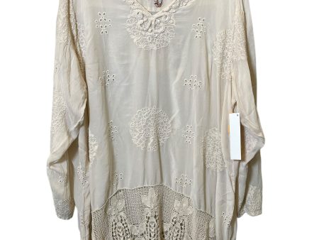 Kimono Designer By Johnny Was In Beige, Size: 2x Discount