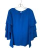 Top Long Sleeve By Worthington In Blue, Size: Xl Online Hot Sale