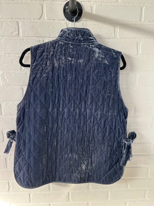 Vest Puffer & Quilted By Banana Republic In Blue, Size: L For Cheap